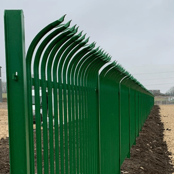 Curve Top Palisade Fencing